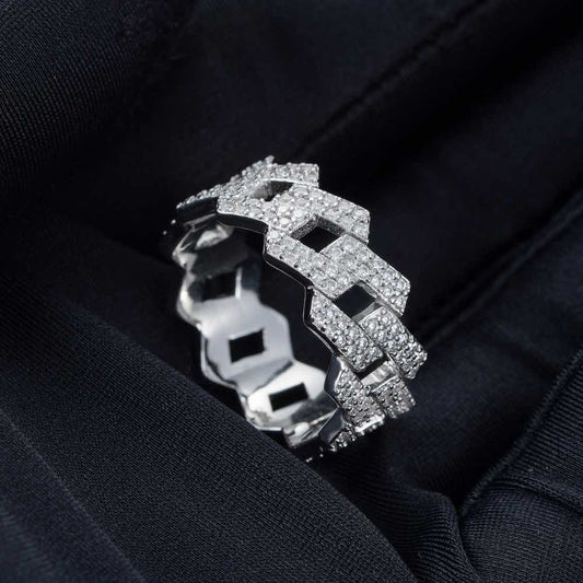 Diamond Miami Cuban Ring - Infinite Jewelers